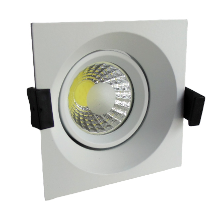 Downlight LED -ORIENTABLE- 10cm Cuadrado 8W